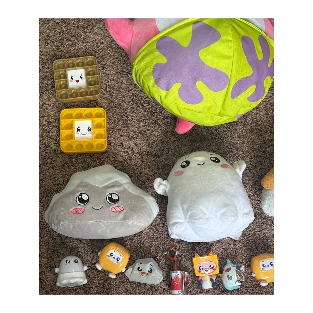 LankyBox Rare Collector Plush Toys, Pop It, and Mystery Figures 19 PC NWT EUC